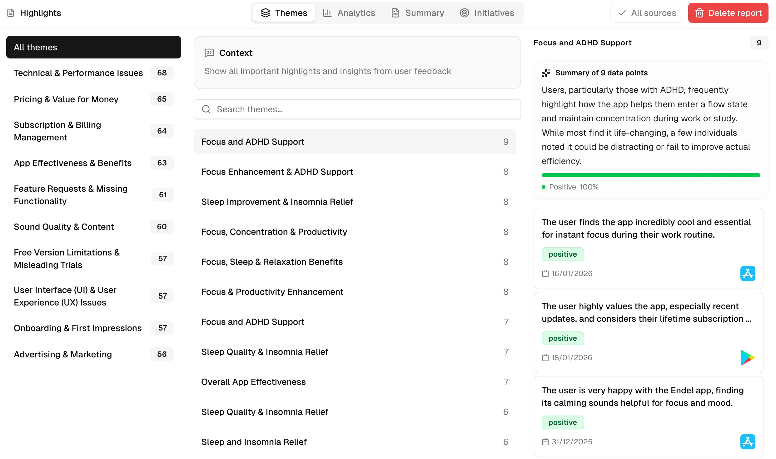 Magic Insights Dashboard - AI-powered feedback analysis